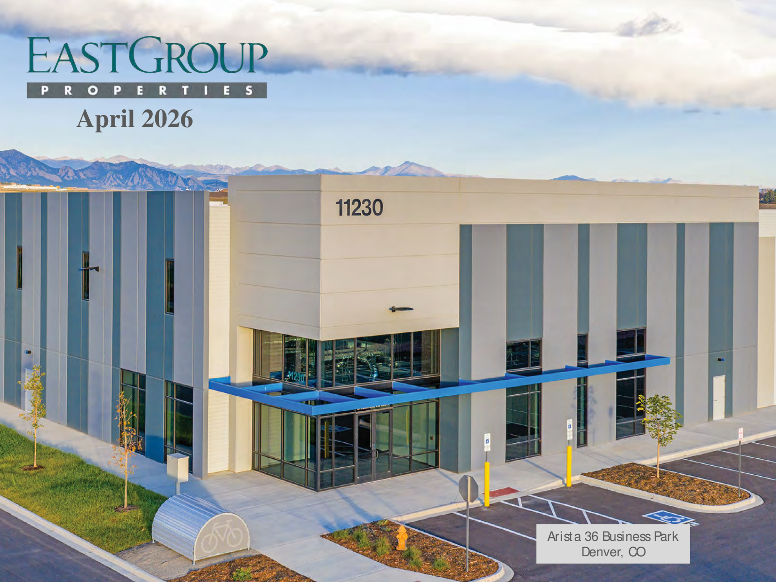 EastGroup Properties' Q1 2026 Slide Deck