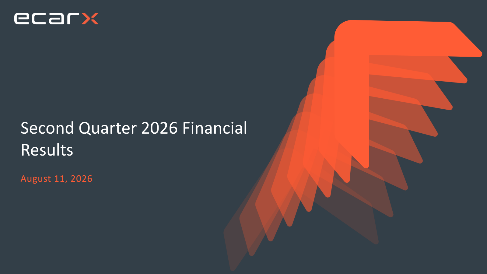 ECARX's Q2 2026 Slide Deck