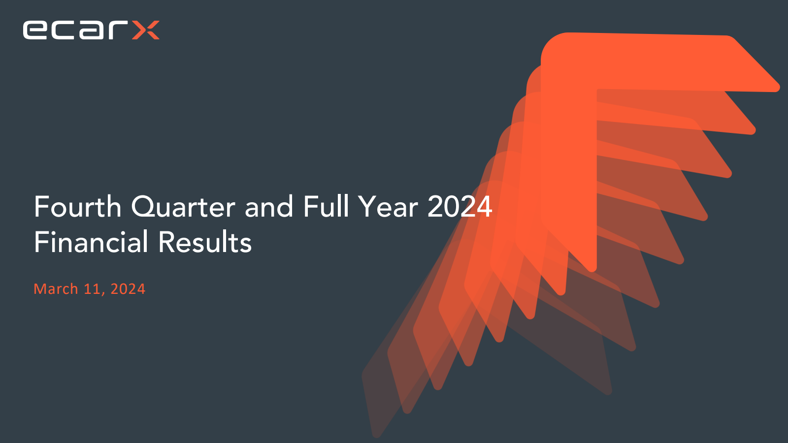 ECARX's Q4 2024 Slide Deck