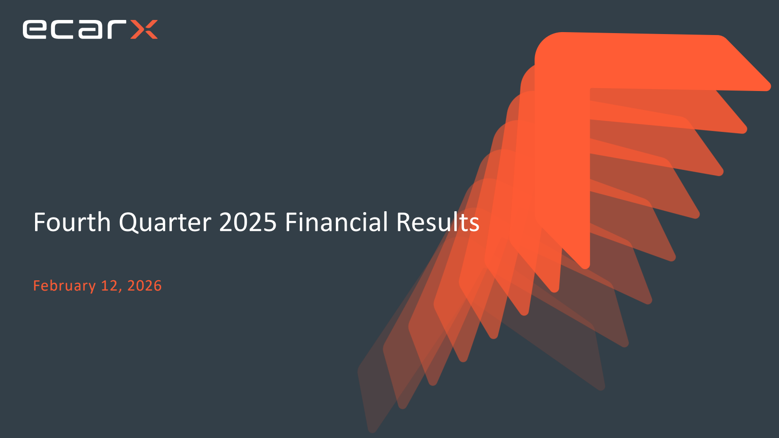 ECARX's Q4 2025 Slide Deck