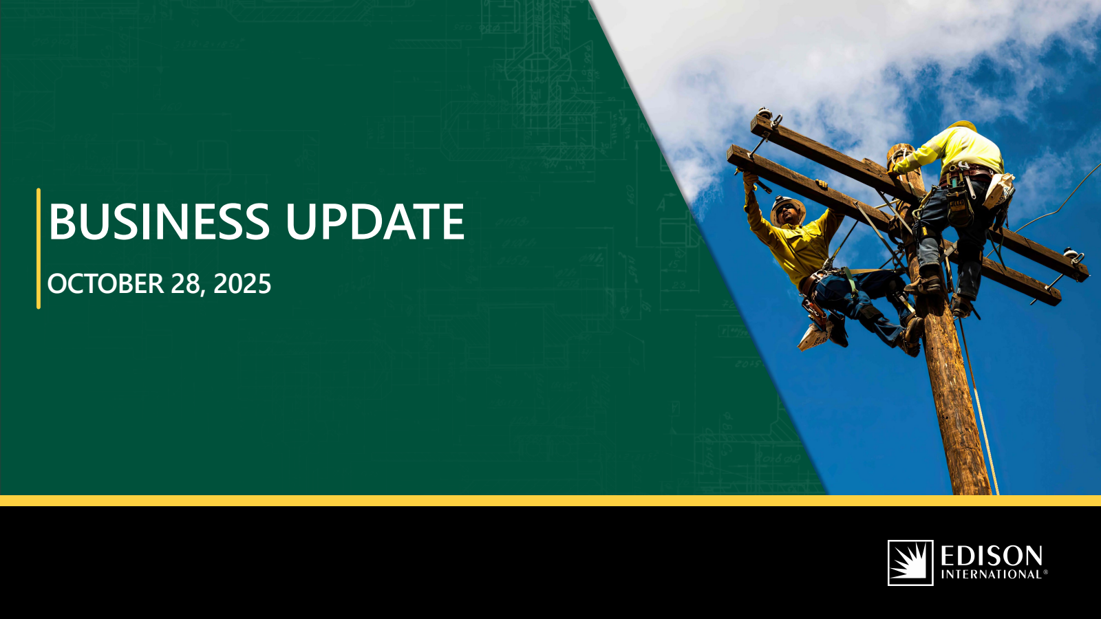 Edison International's Q3 2025 Slide Deck