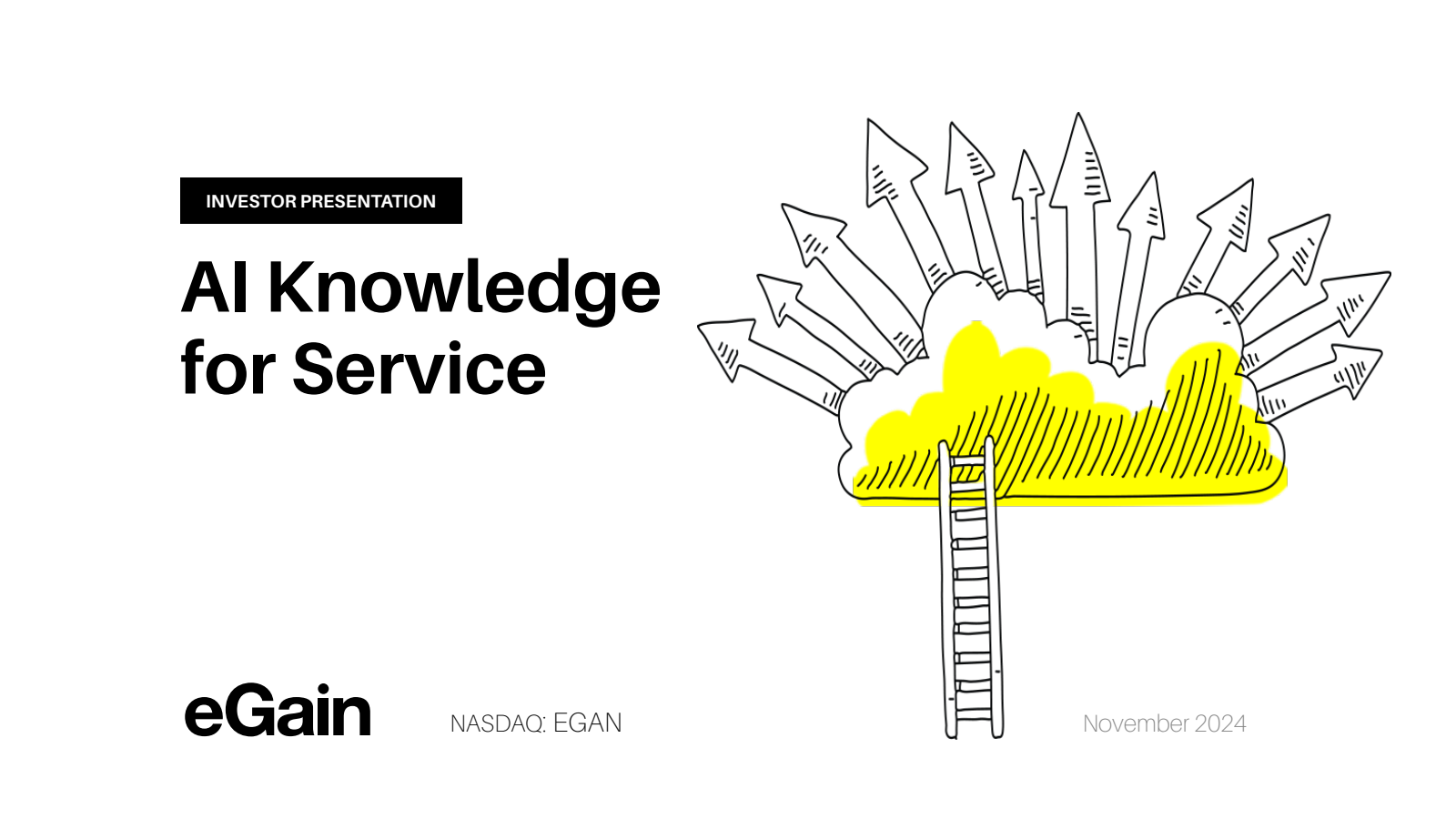 eGain's Q1 2025 Slide Deck