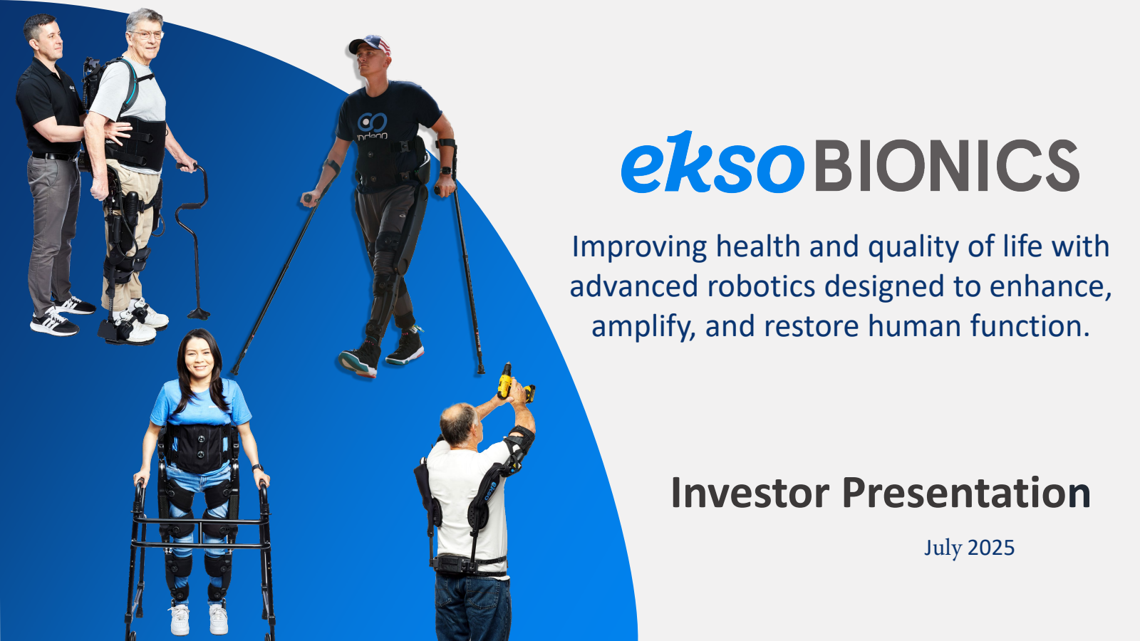 Ekso Bionics' Q2 2025 Slide Deck