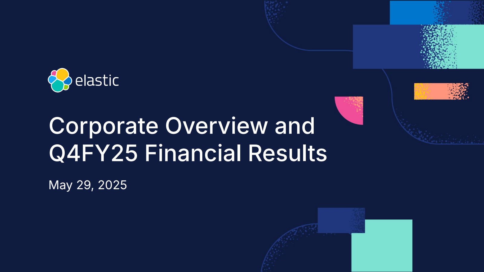 Elastic's Q4 2025 Slide Deck