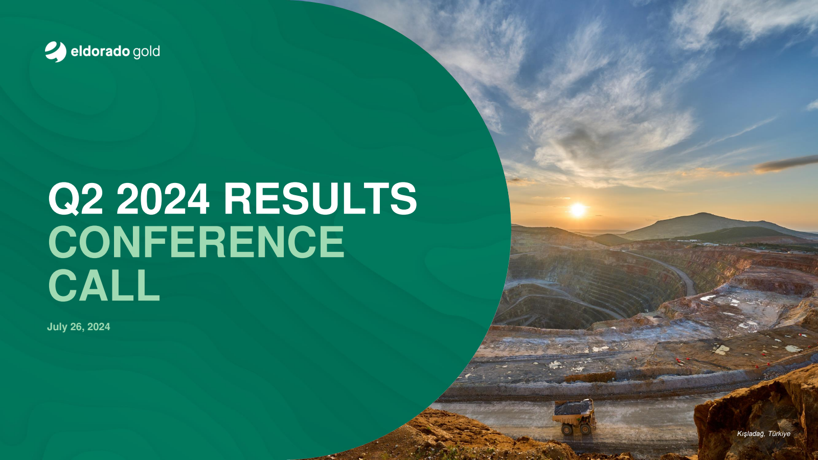 Eldorado Gold's Q2 2024 Slide Deck