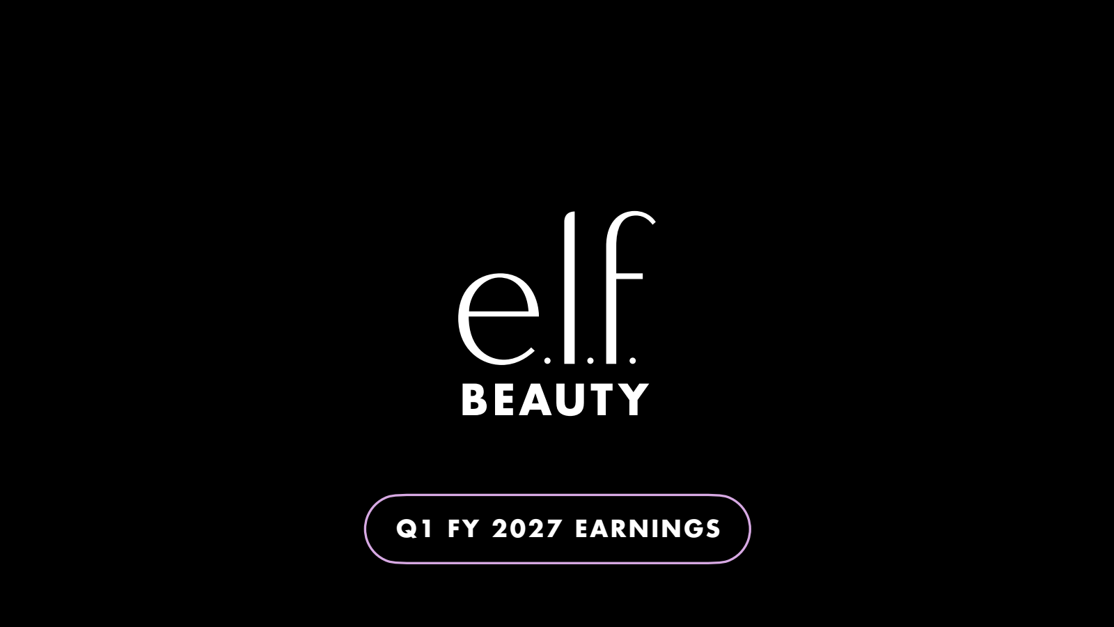e.l.f. Beauty's Q1 2027 Slide Deck