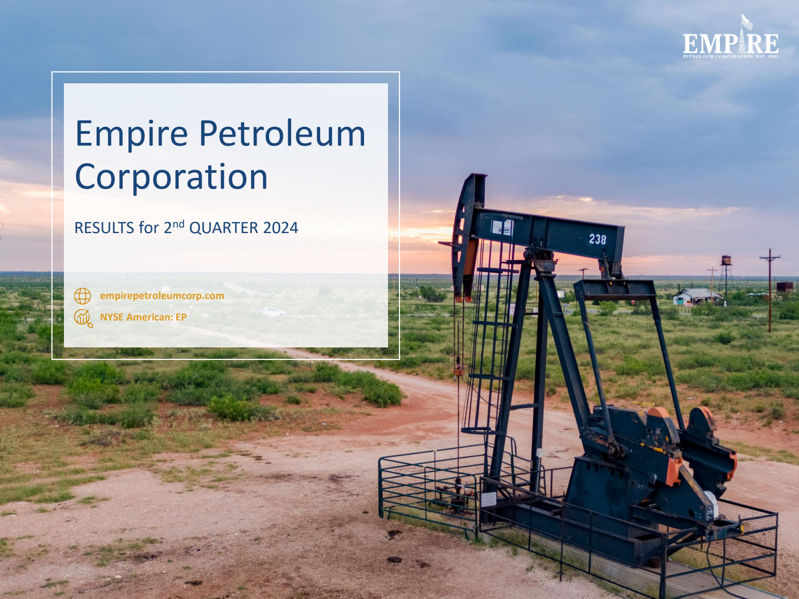 El Paso's Q2 2024 Slide Deck