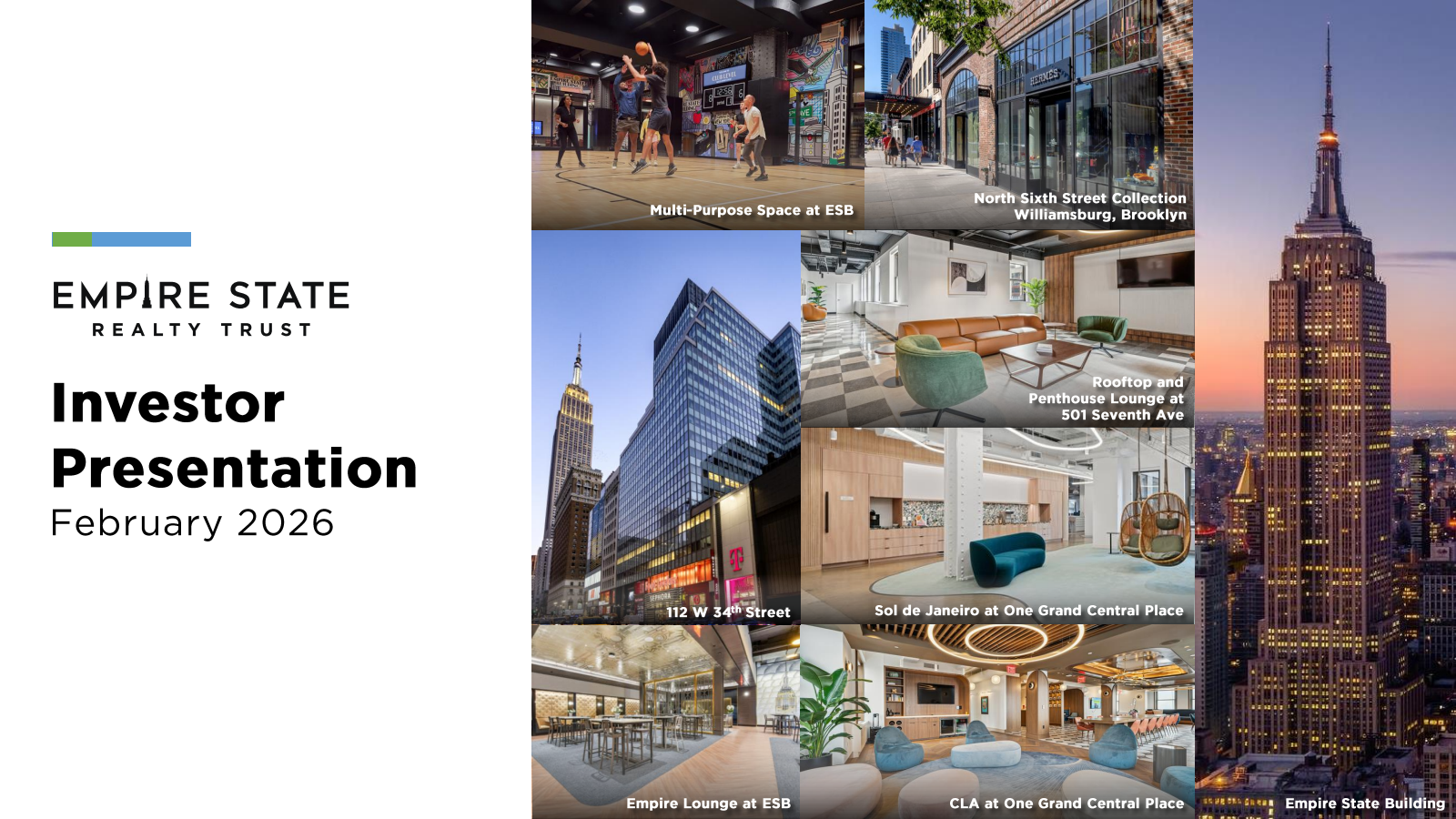 Empire State Realty Trust's Q4 2025 Slide Deck