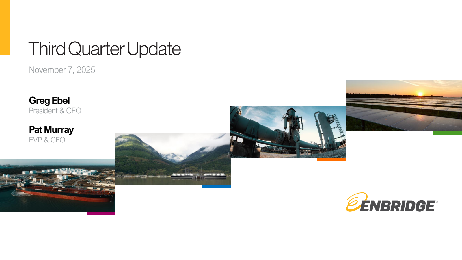 Enbridge's Q3 2025 Slide Deck