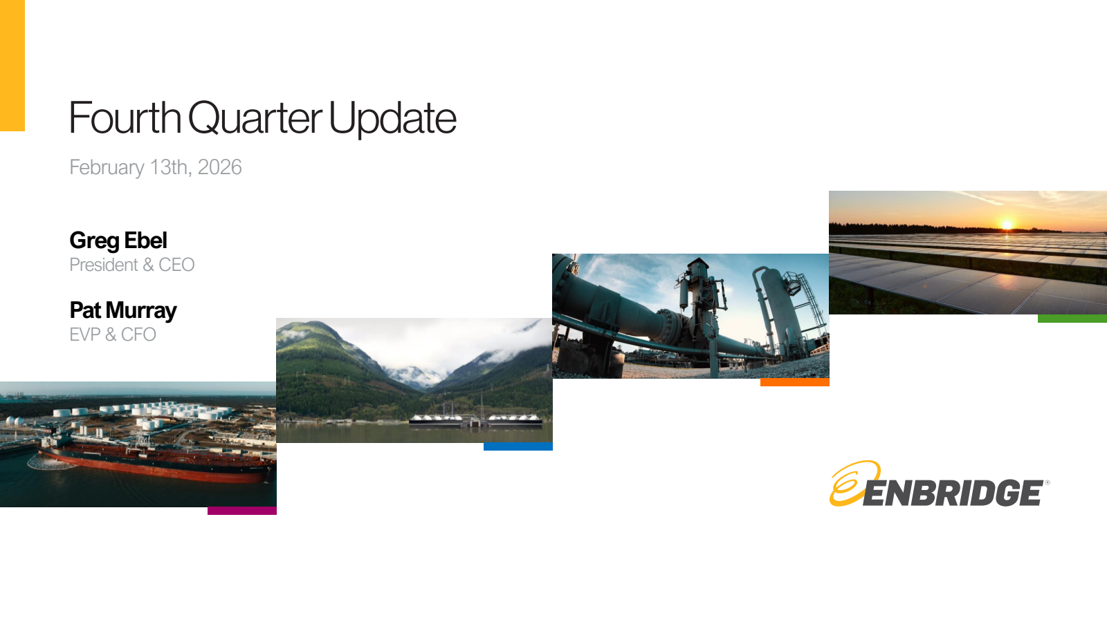Enbridge's Q4 2025 Slide Deck
