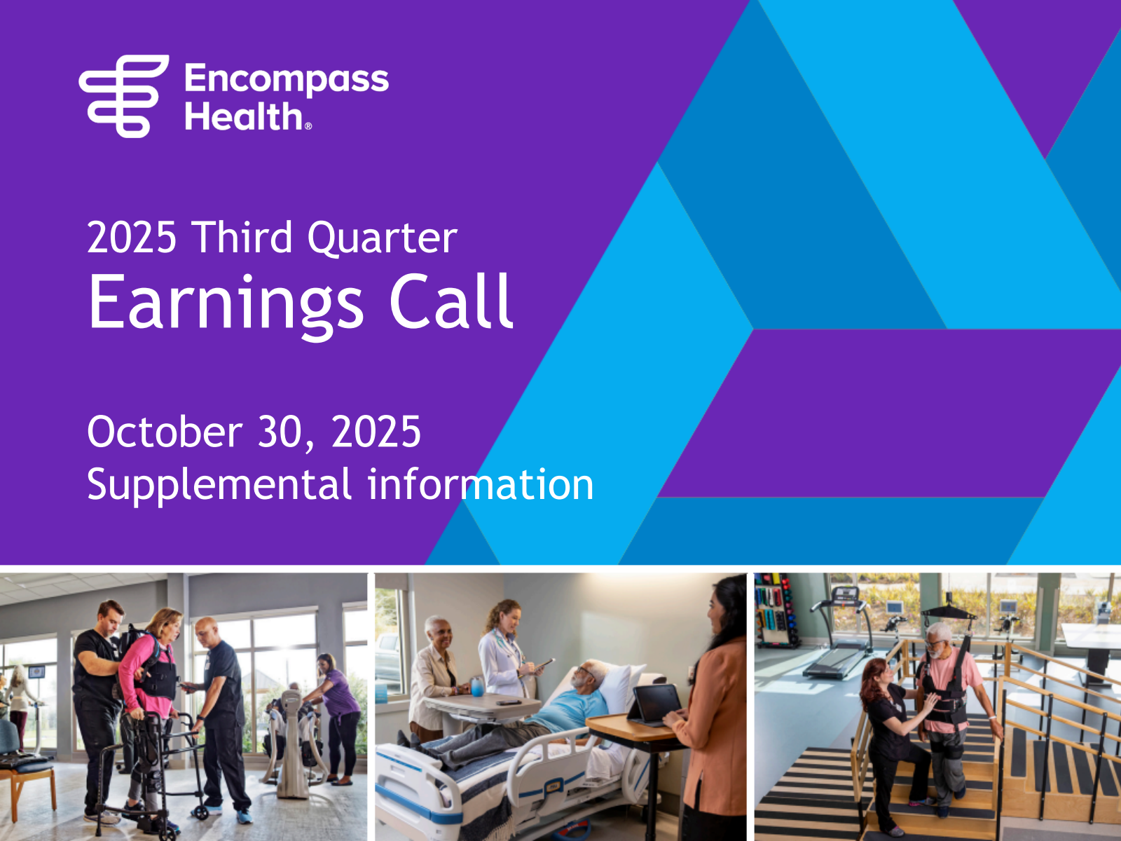Encompass Health's Q3 2025 Slide Deck
