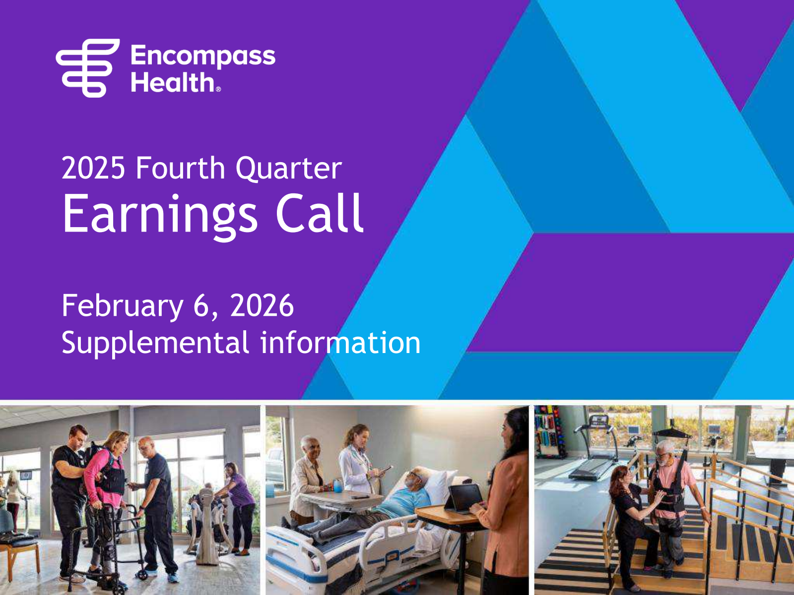 Encompass Health's Q4 2025 Slide Deck