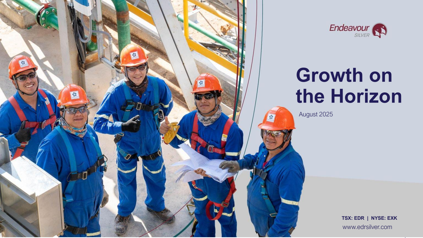 Endeavour Silver's Q2 2025 Slide Deck