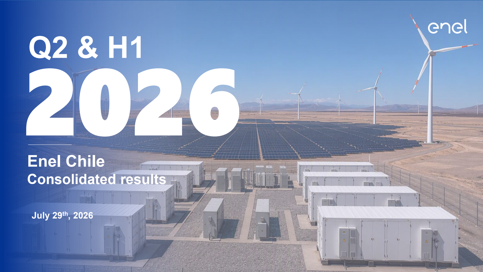 Enel Chile's Q2 2026 Slide Deck