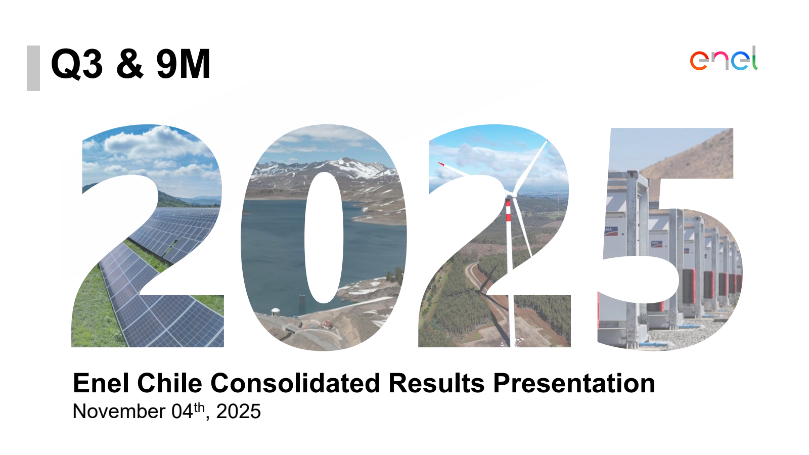 Enel Chile's Q3 2025 Slide Deck