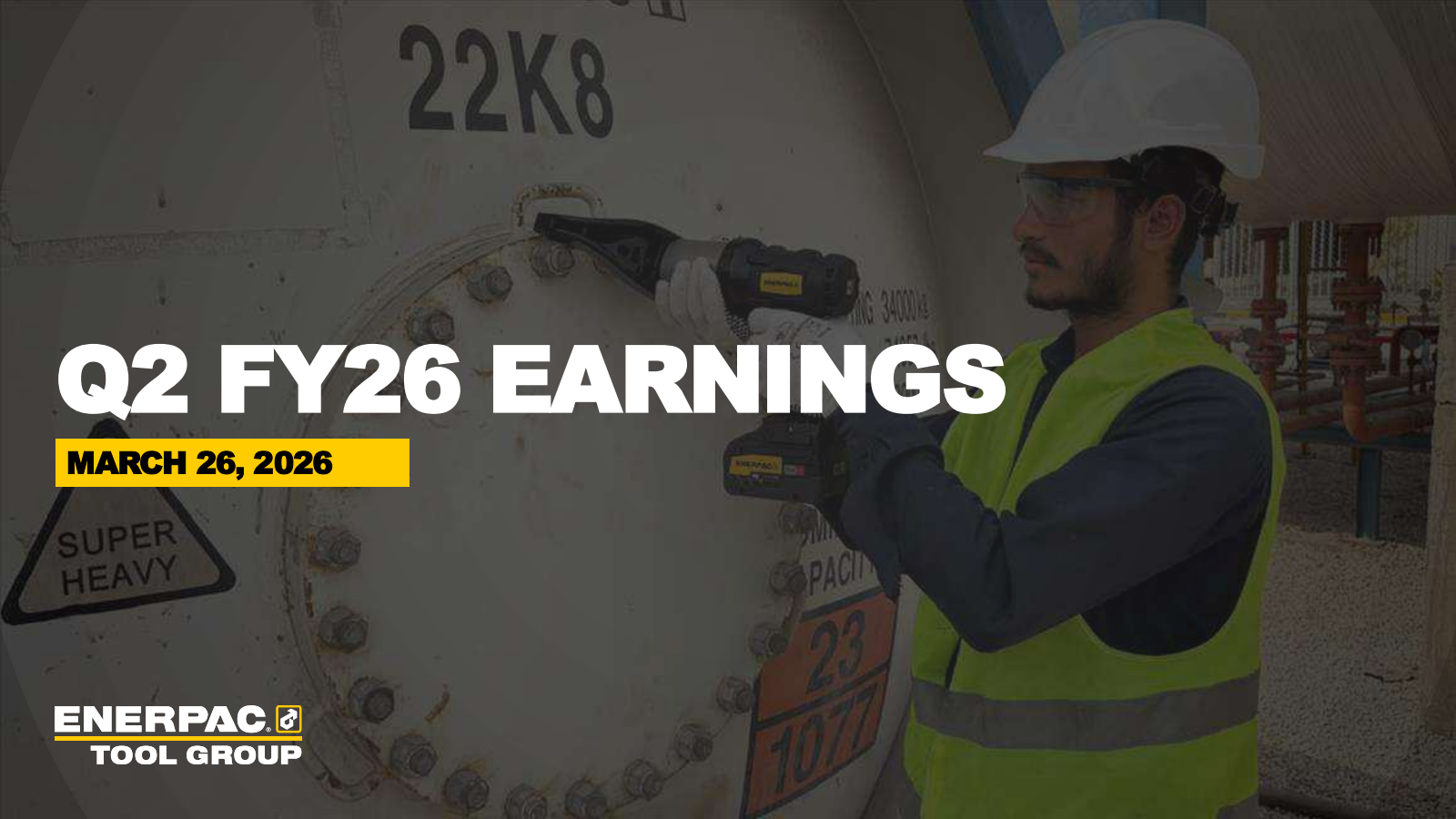 Enerpac Tool Group's Q2 2026 Slide Deck