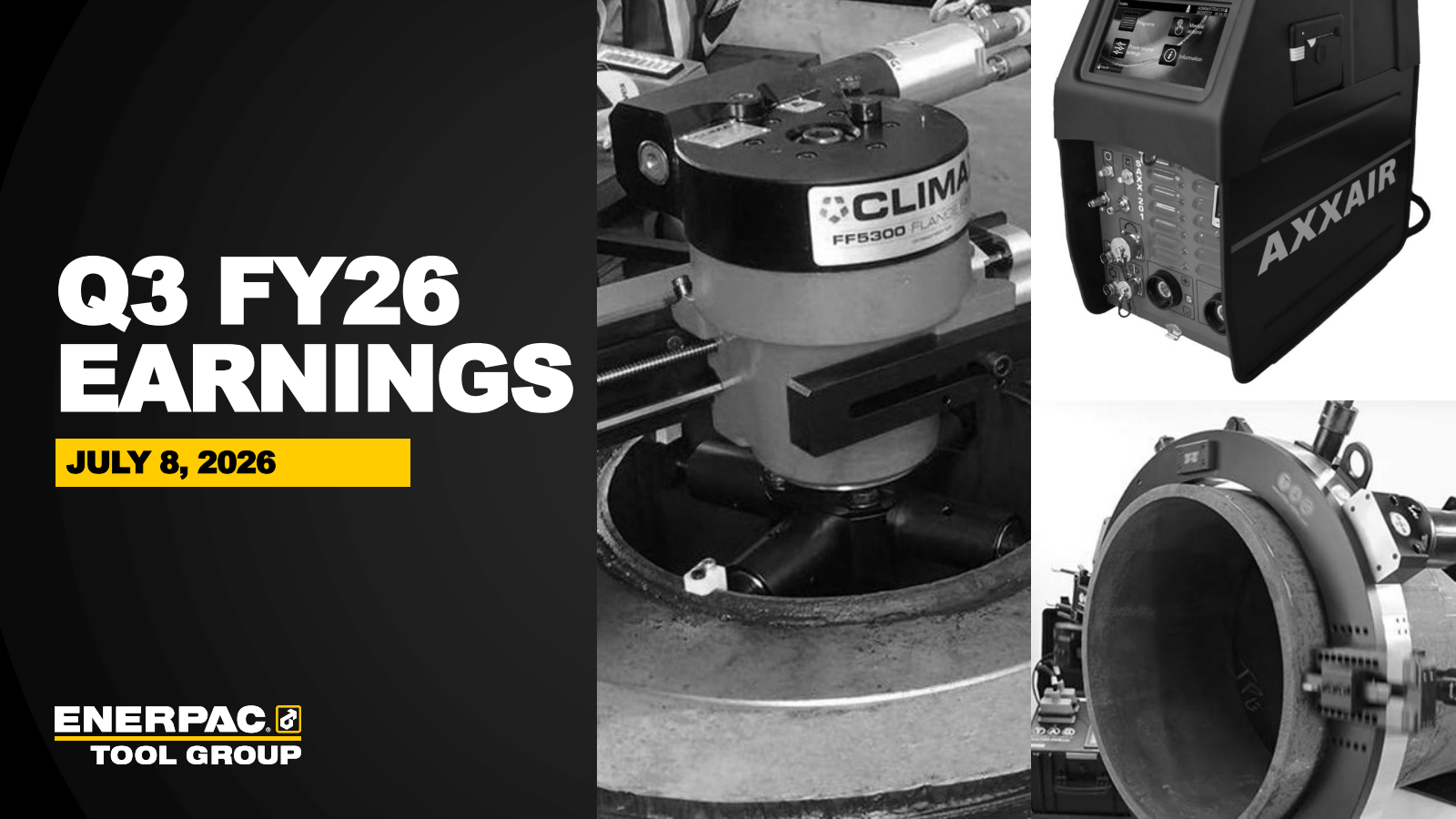 Enerpac Tool Group's Q3 2026 & Acquisition Slide Deck