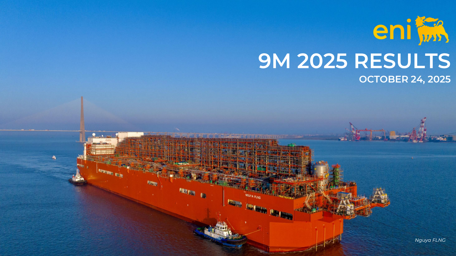ENI's Q3 2025 Slide Deck