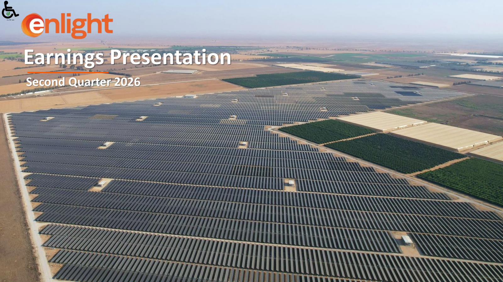 Enlight Renewable Energy's Q2 2026 Slide Deck