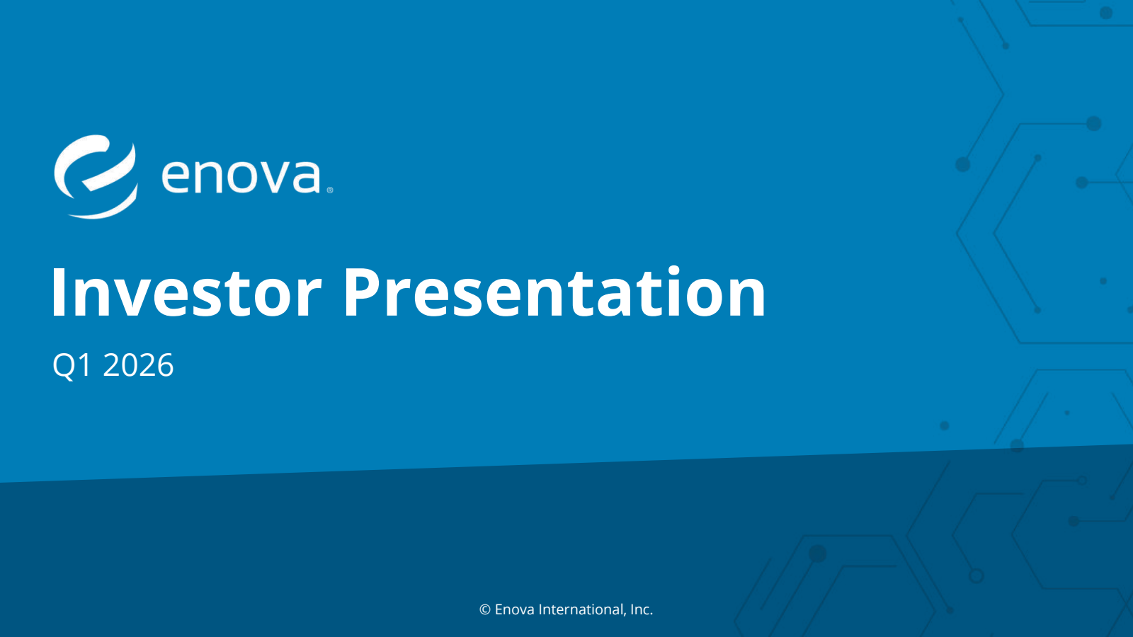 Enova International's Q1 2026 Slide Deck