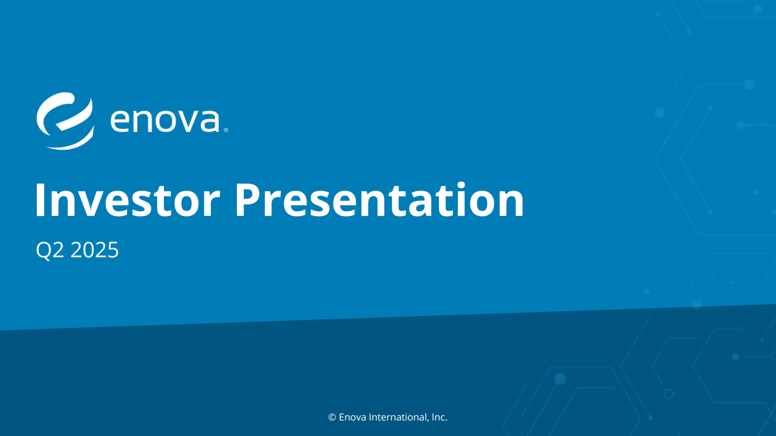 Enova International's Q2 2025 Slide Deck