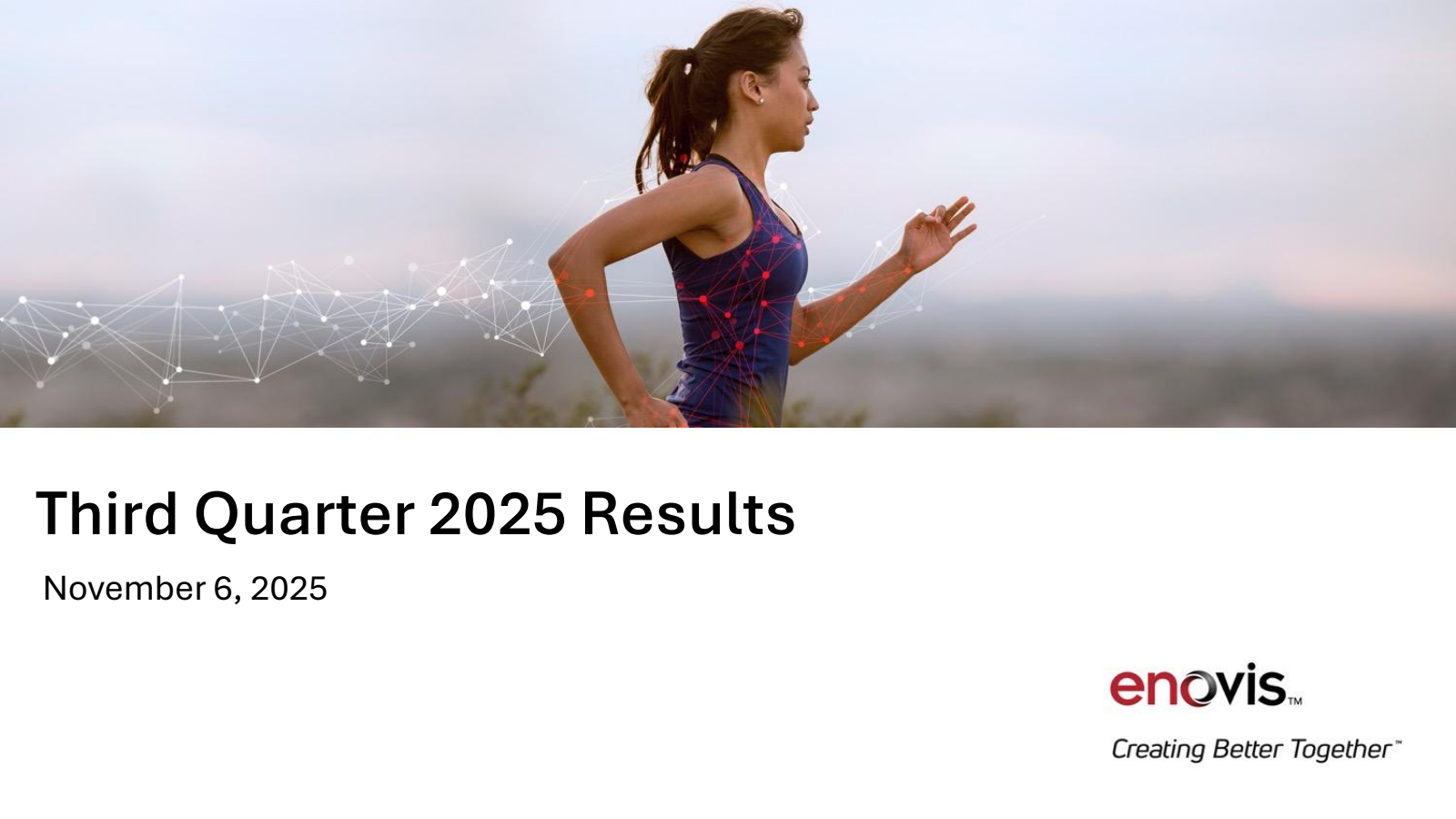 Enovis' Q3 2025 Slide Deck
