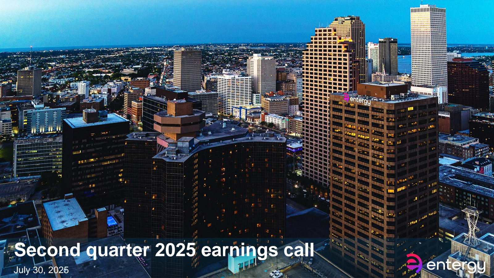 Entergy's Q2 2025 Slide Deck