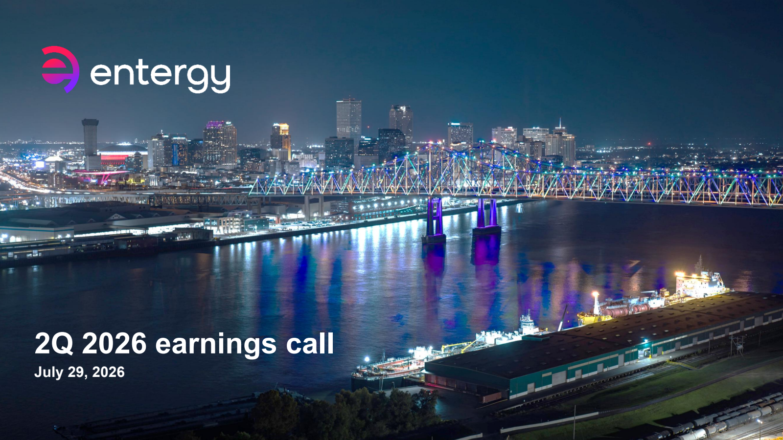 Entergy's Q2 2026 Slide Deck