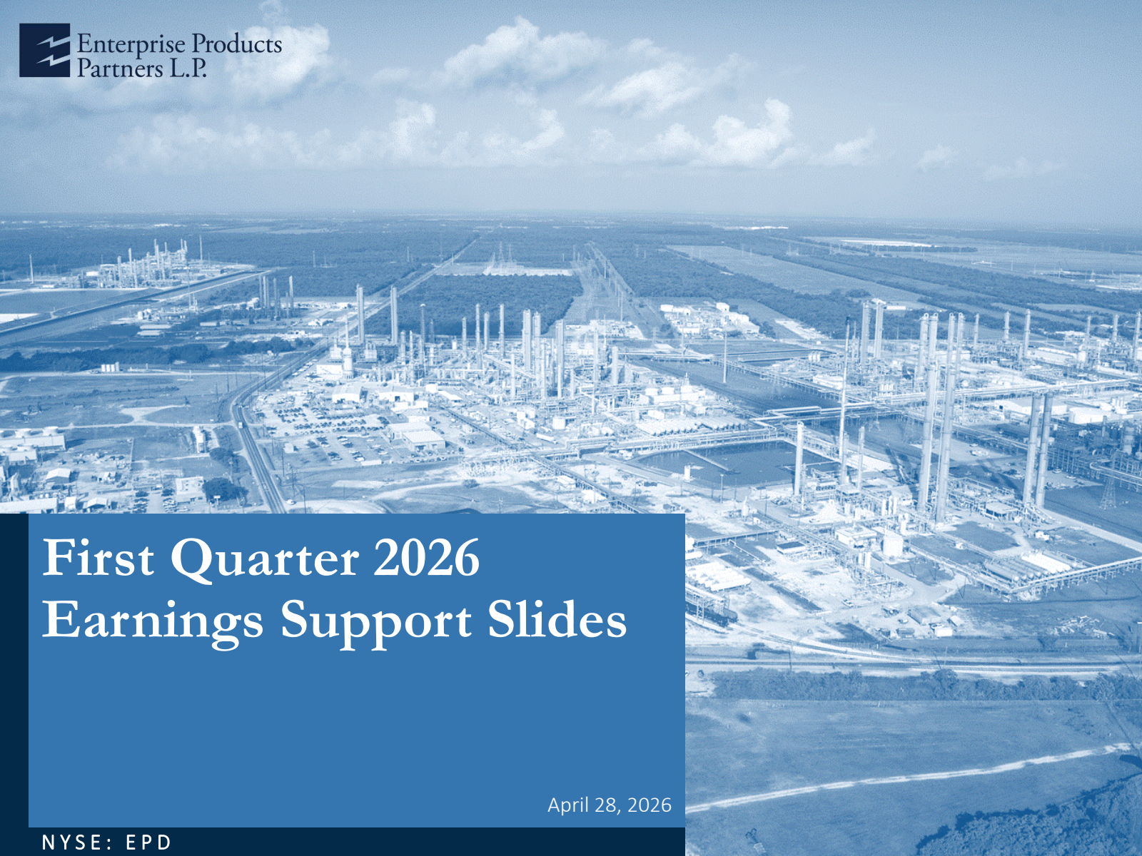 Enterprise Products Partners' Q1 2026 Slide Deck