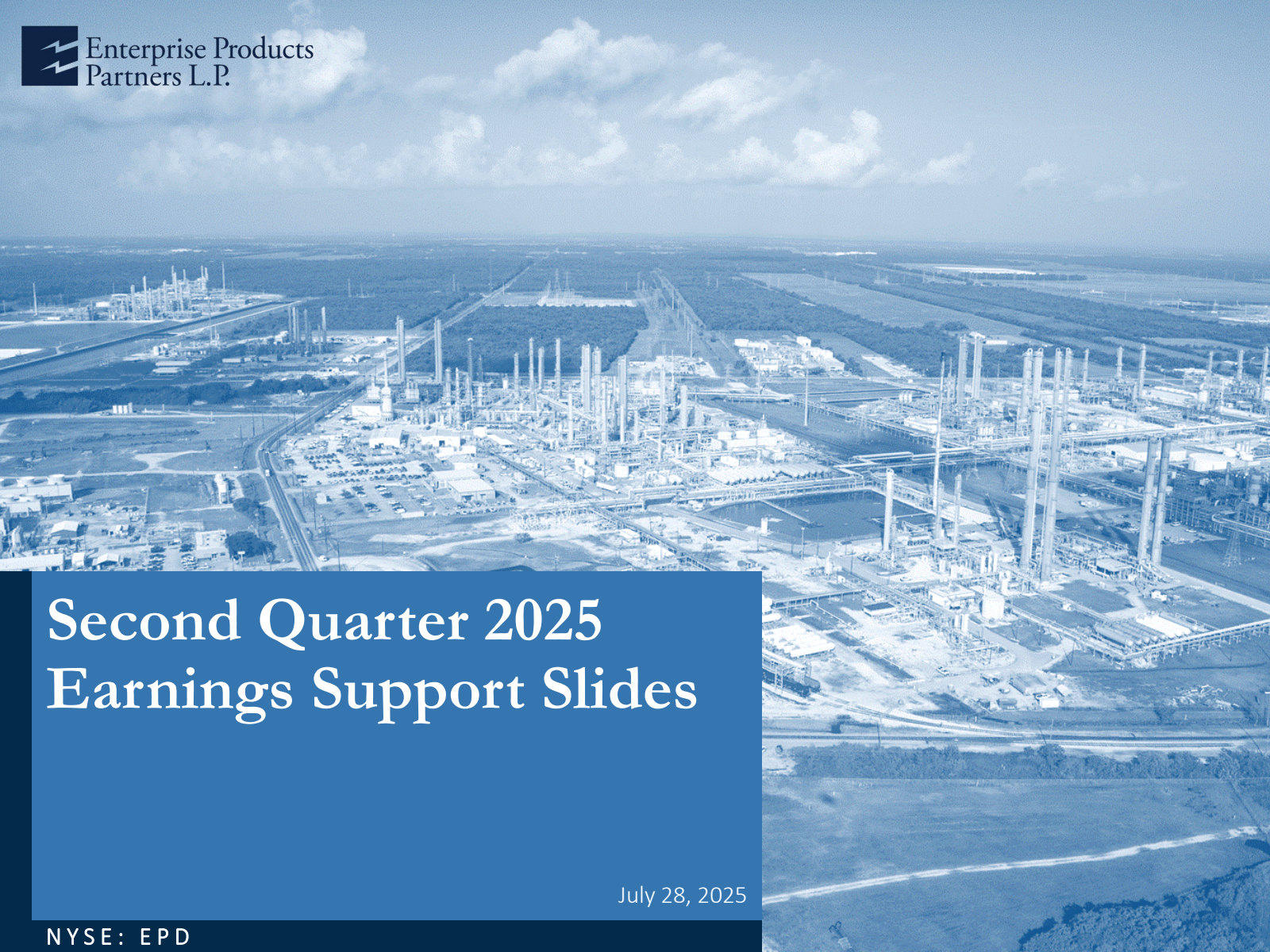 Enterprise Products Partners' Q2 2025 Slide Deck