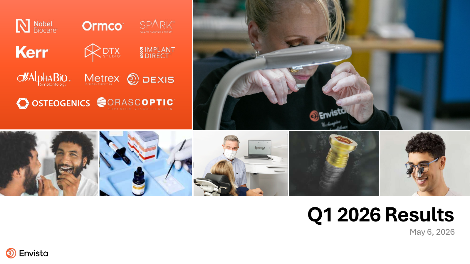 Envista's Q1 2026 Slide Deck