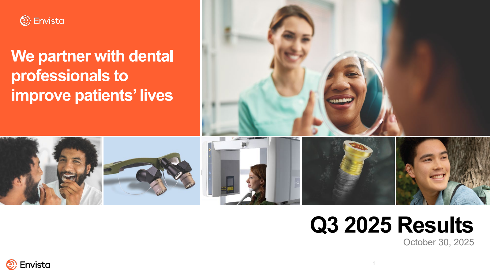 Envista's Q3 2025 Slide Deck