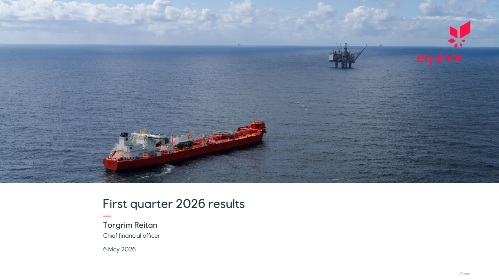 Equinor ASA's Q1 2026 (Media) Slide Deck