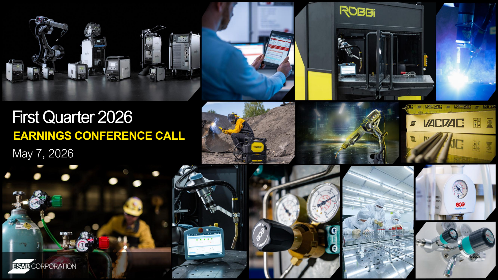 ESAB's Q1 2026 Slide Deck