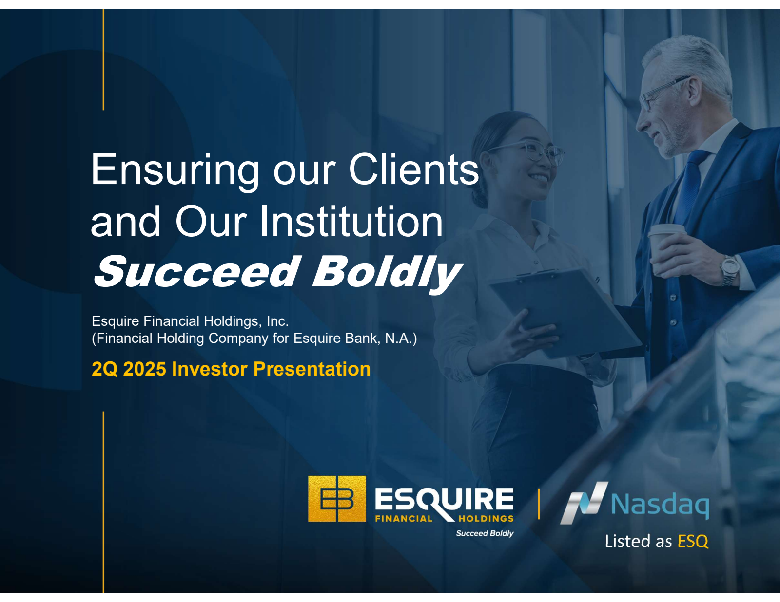 Esquire Financial's Q2 2025 Slide Deck