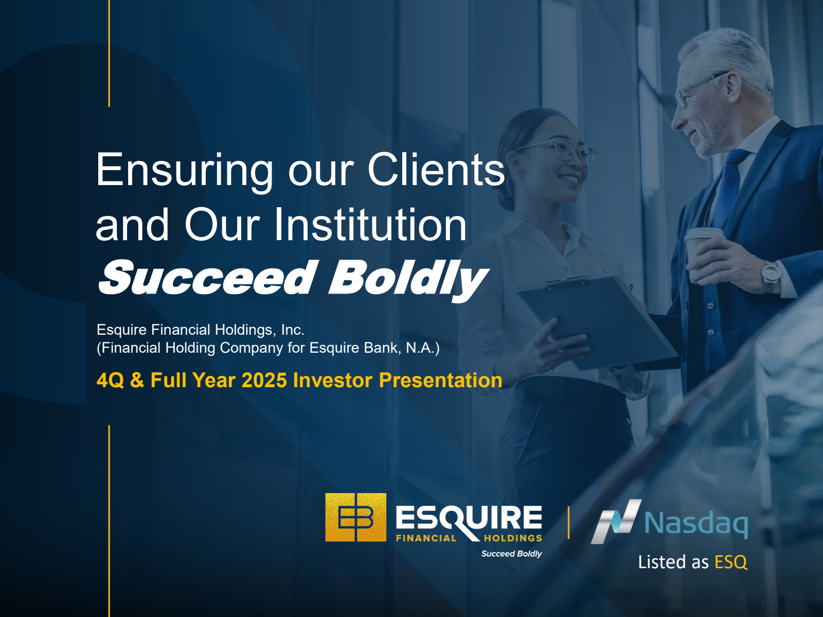 Esquire Financial's Q4 2025 Slide Deck