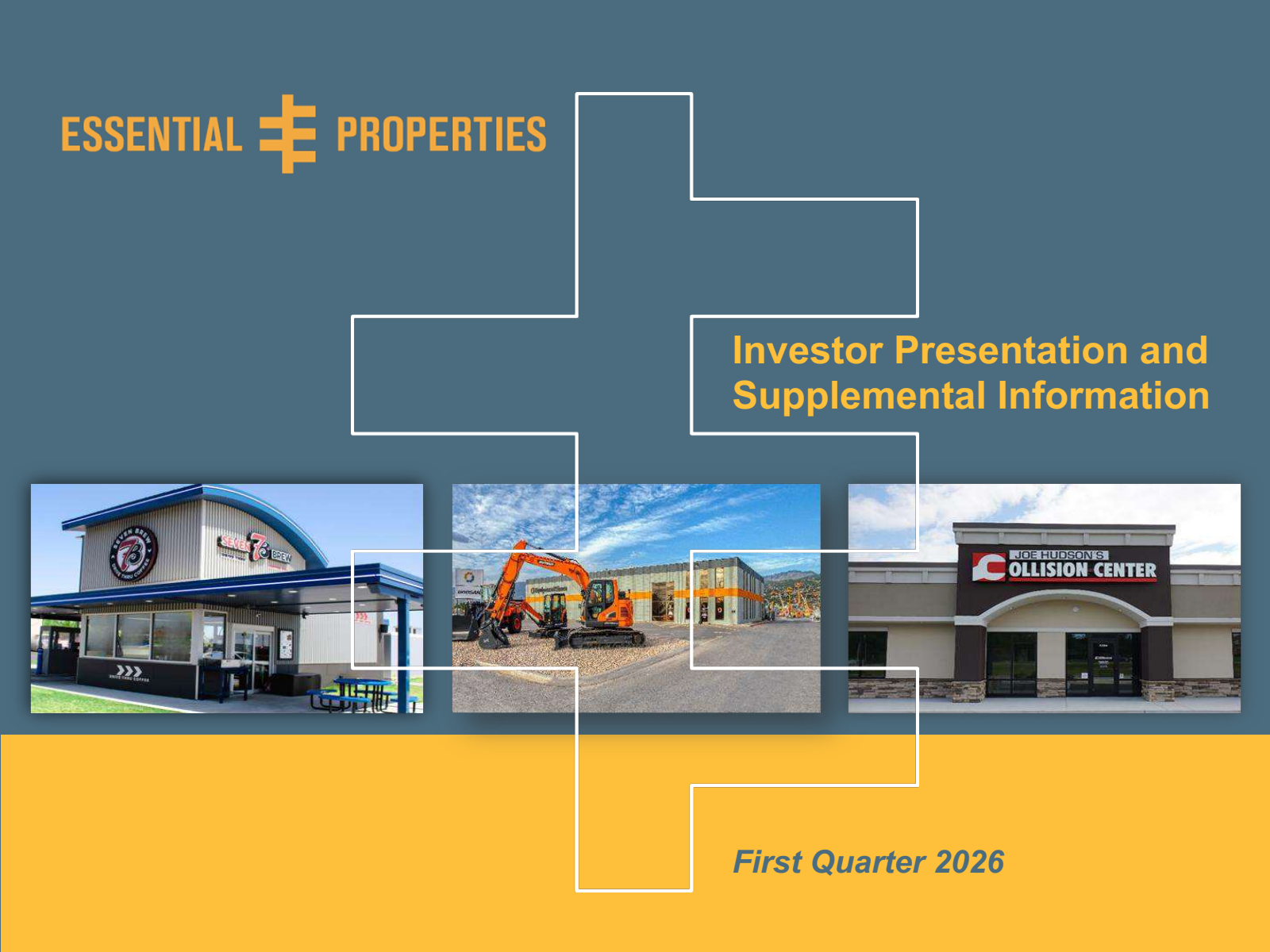 Essential Properties Realty Trust's Q1 2026 Slide Deck