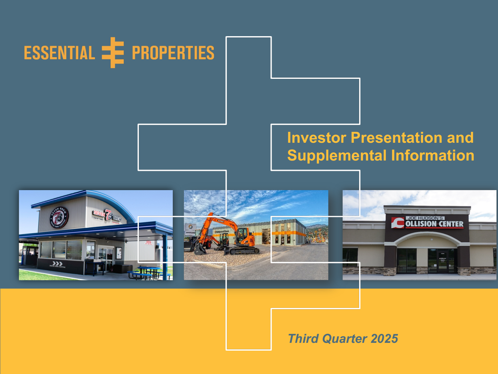 Essential Properties Realty Trust's Q3 2025 Slide Deck