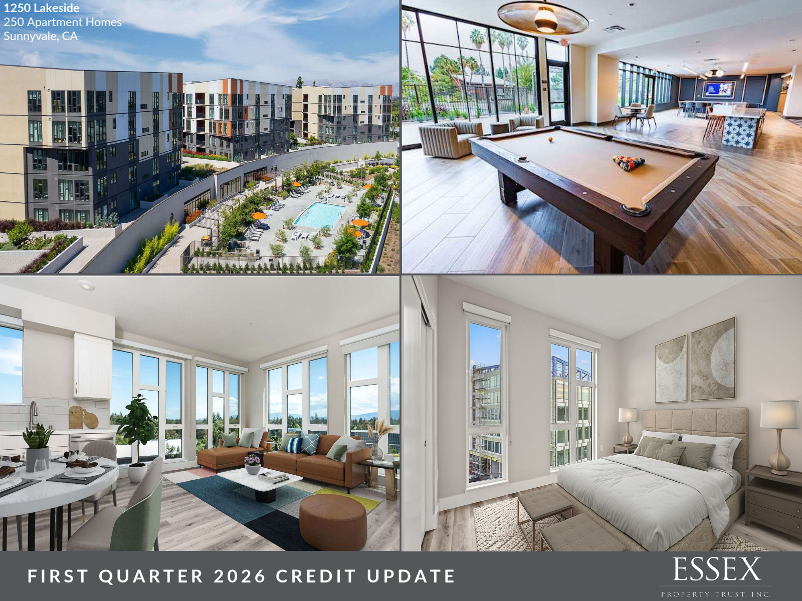 Essex Property Trust's Q1 2026 Slide Deck