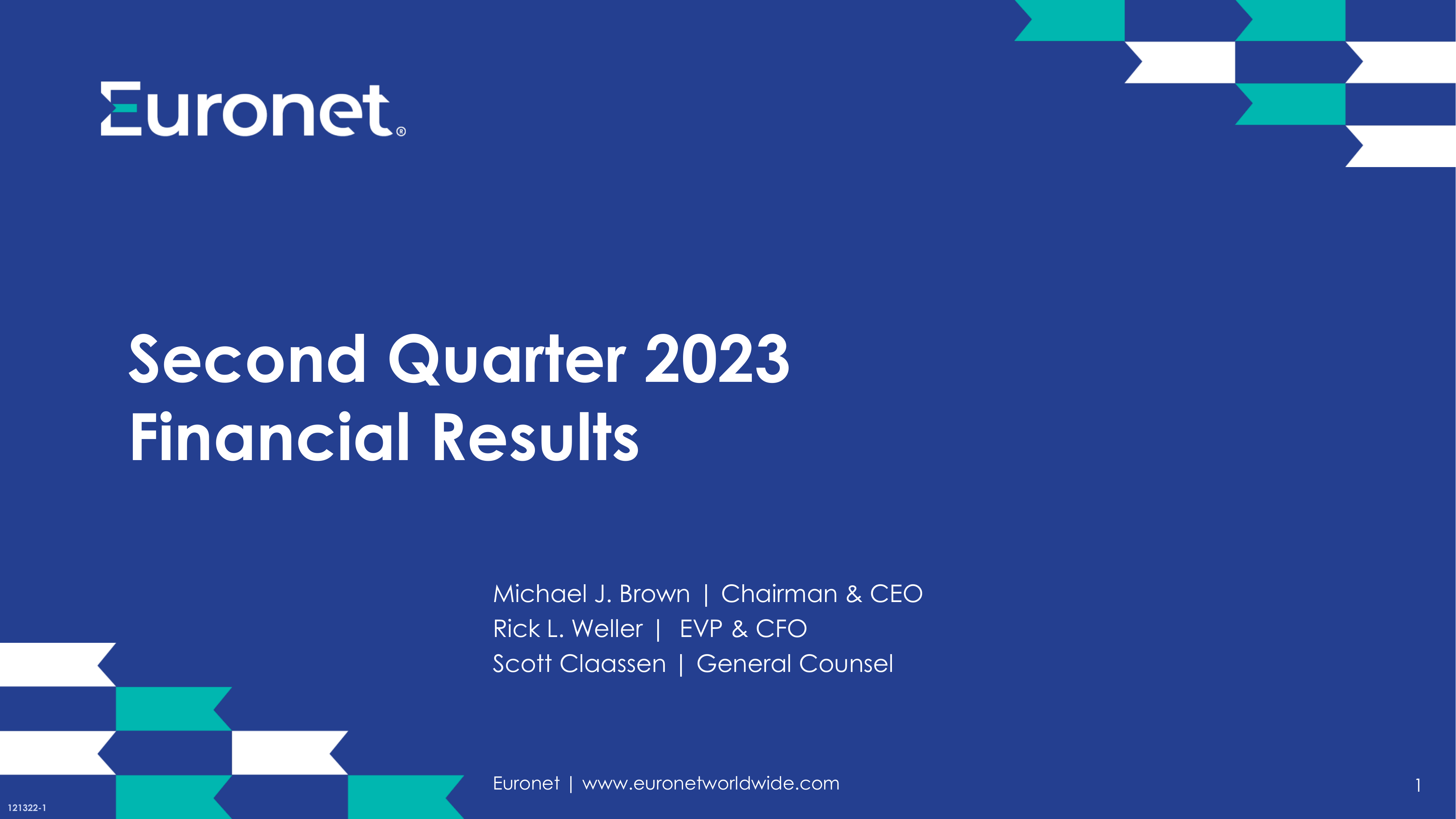 Euronet Worldwide's Q2 2023 Slide Deck