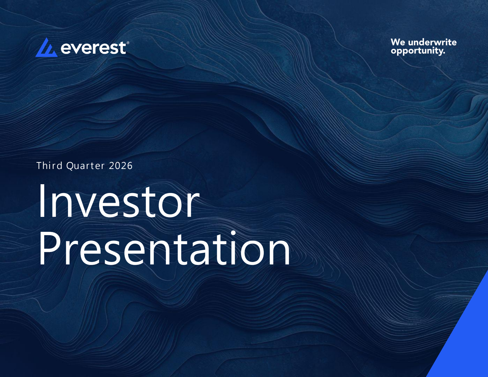 Everest Group's Q3 2026 Slide Deck
