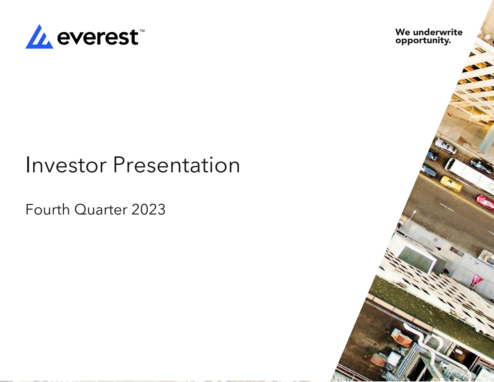 Everest Group's Q4 2023 Slide Deck