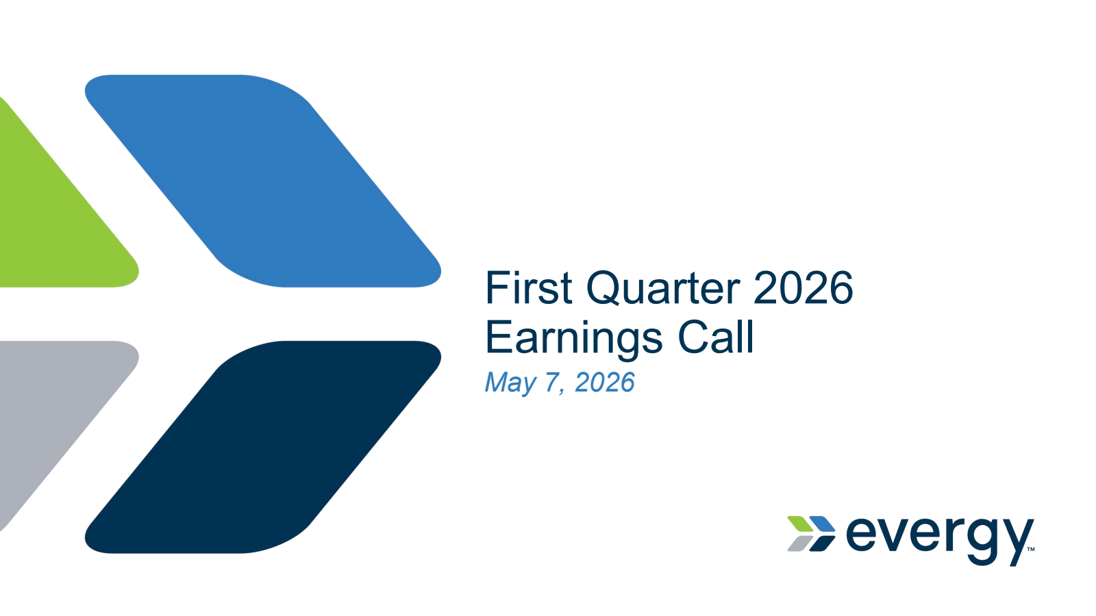 Evergy's Q1 2026 Slide Deck