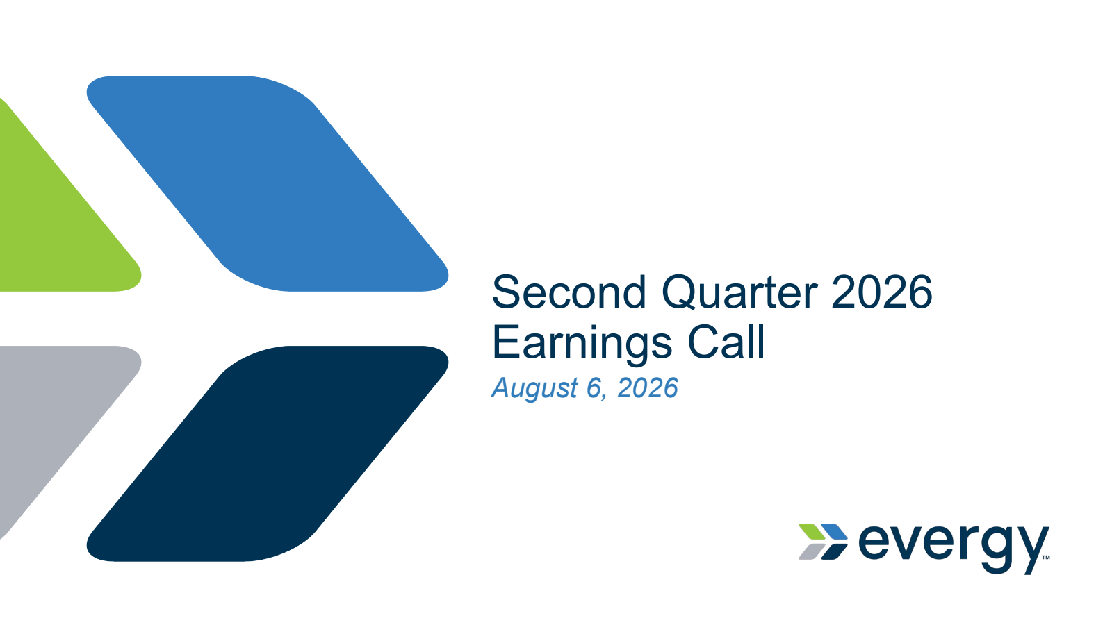 Evergy's Q2 2026 Slide Deck