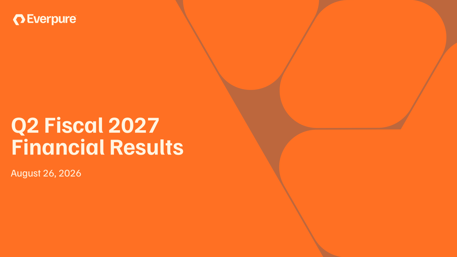 Everpure's Q2 2027 Slide Deck