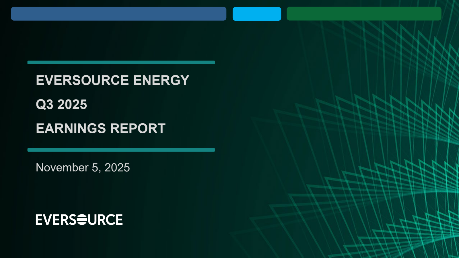 Eversource Energy's Q3 2025 Slide Deck
