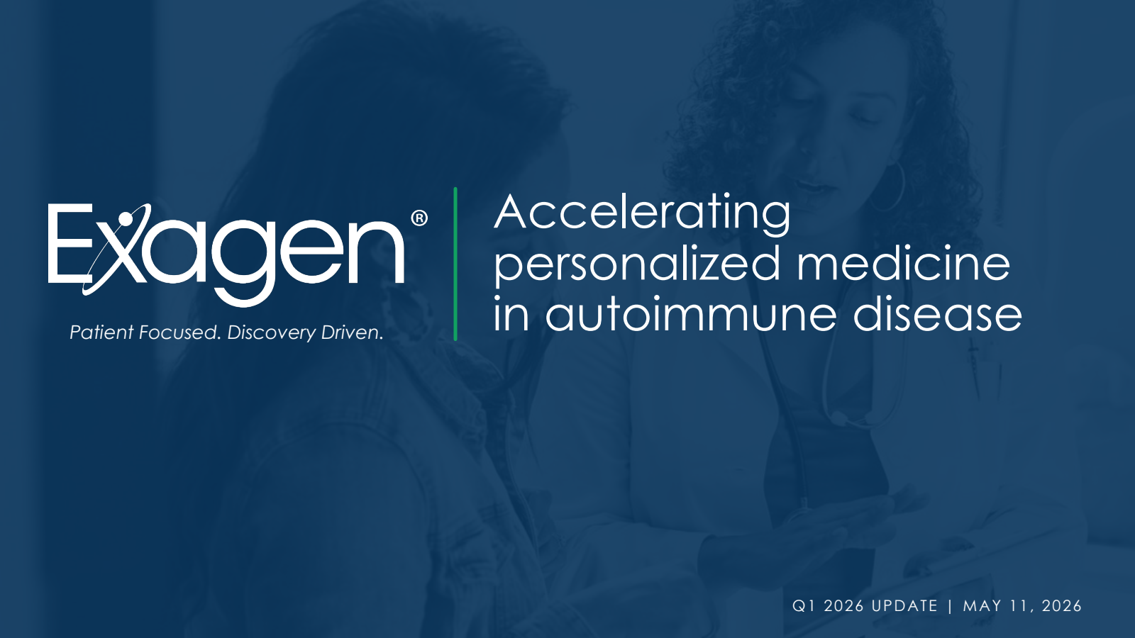 Exagen's Q1 2026 Slide Deck