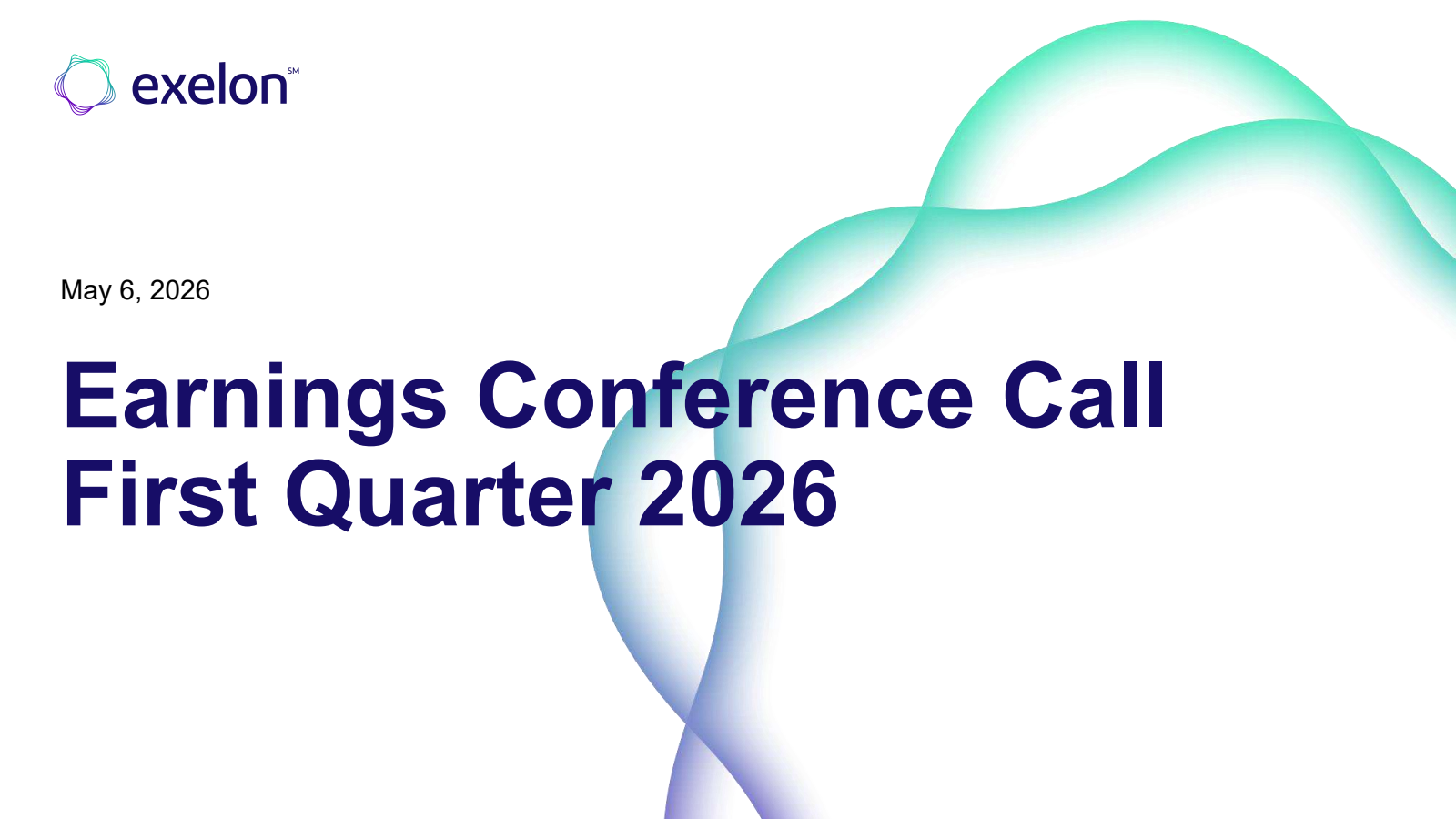 Exelon's Q1 2026 Slide Deck