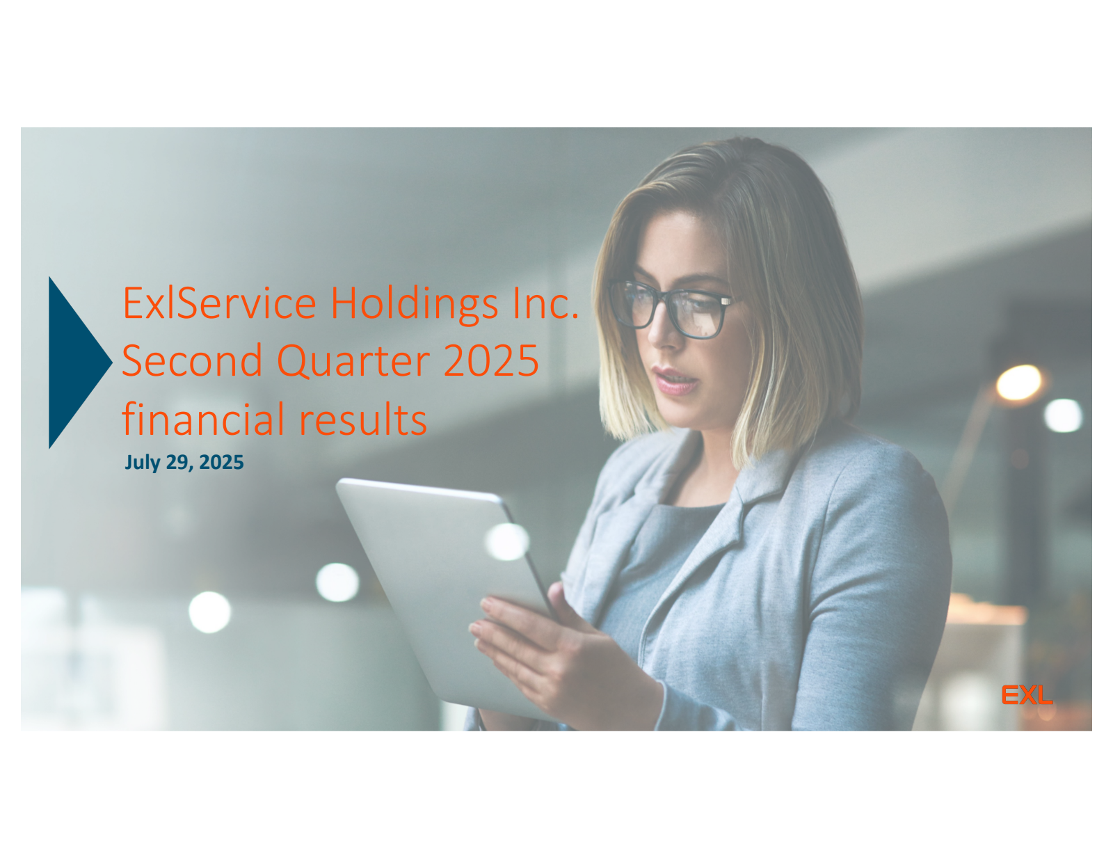 ExlService's Q2 2025 Slide Deck