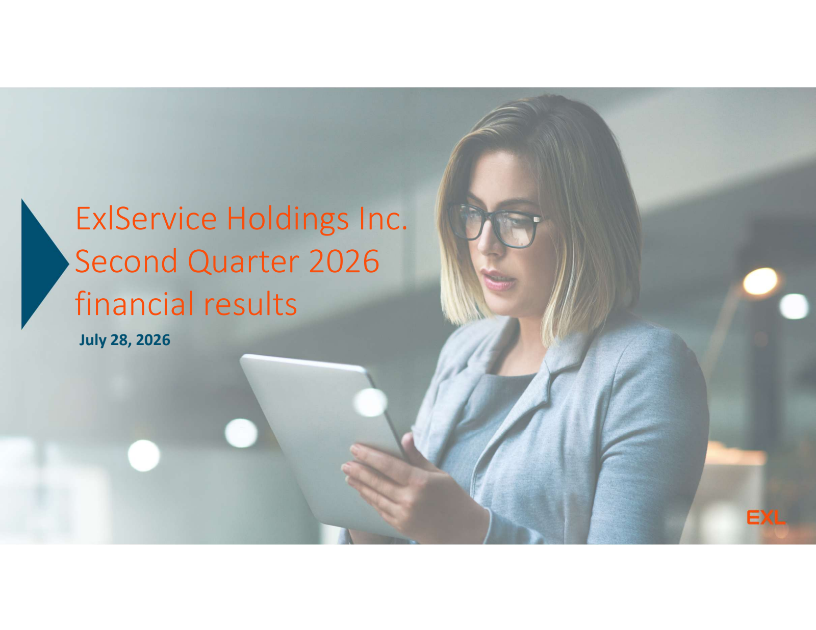 ExlService's Q2 2026 Slide Deck